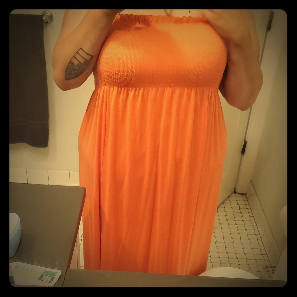 Coral Sundress